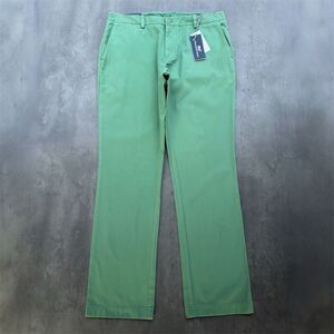 Vineyard Vines Breaker Pants Slim Fit Green Chino 36x32 Cotton NWT Men’s